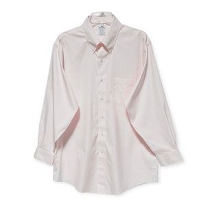 Brooks Brothers Regent Fit Non-Iron Stripe Pink Dress Shirt